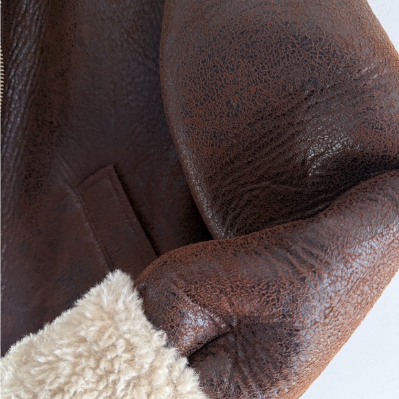Mango Oversize Shearling Jacket - Picture 6 of 6